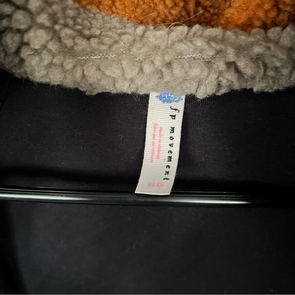 Free People Colorful Striped Teddy Jacket - Picture 3 of 3